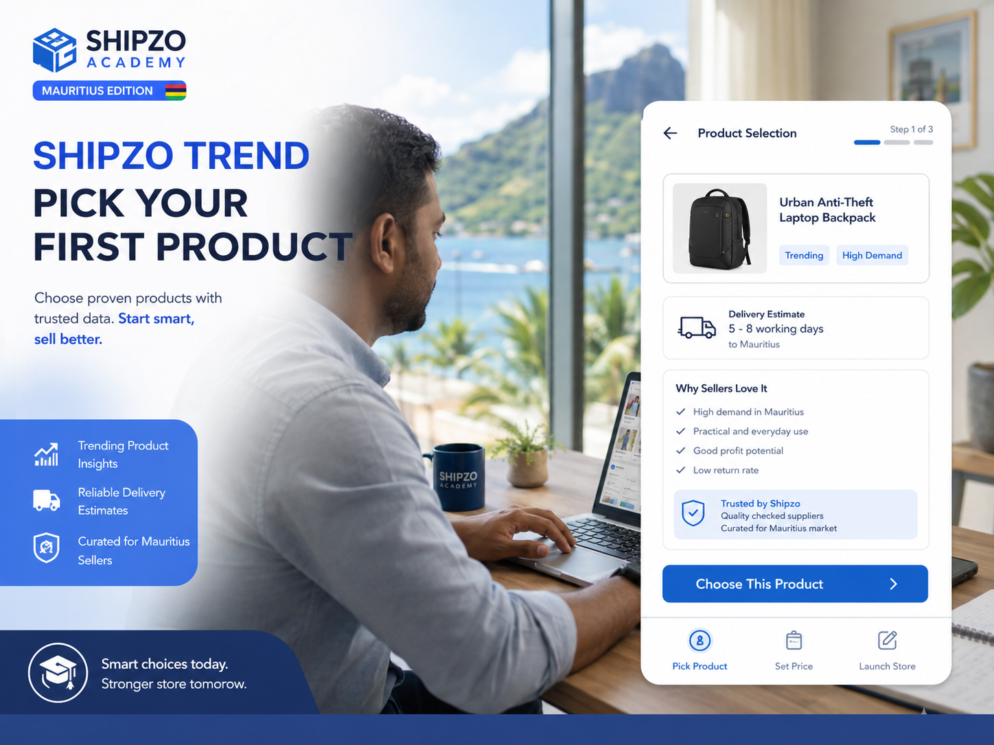 Pick one product from Shipzo Trend