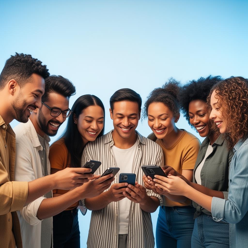 Diverse Shipzo resellers learning together with their phones